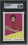 1972 Topps #8 Randy Smith 9 card progressive proof.